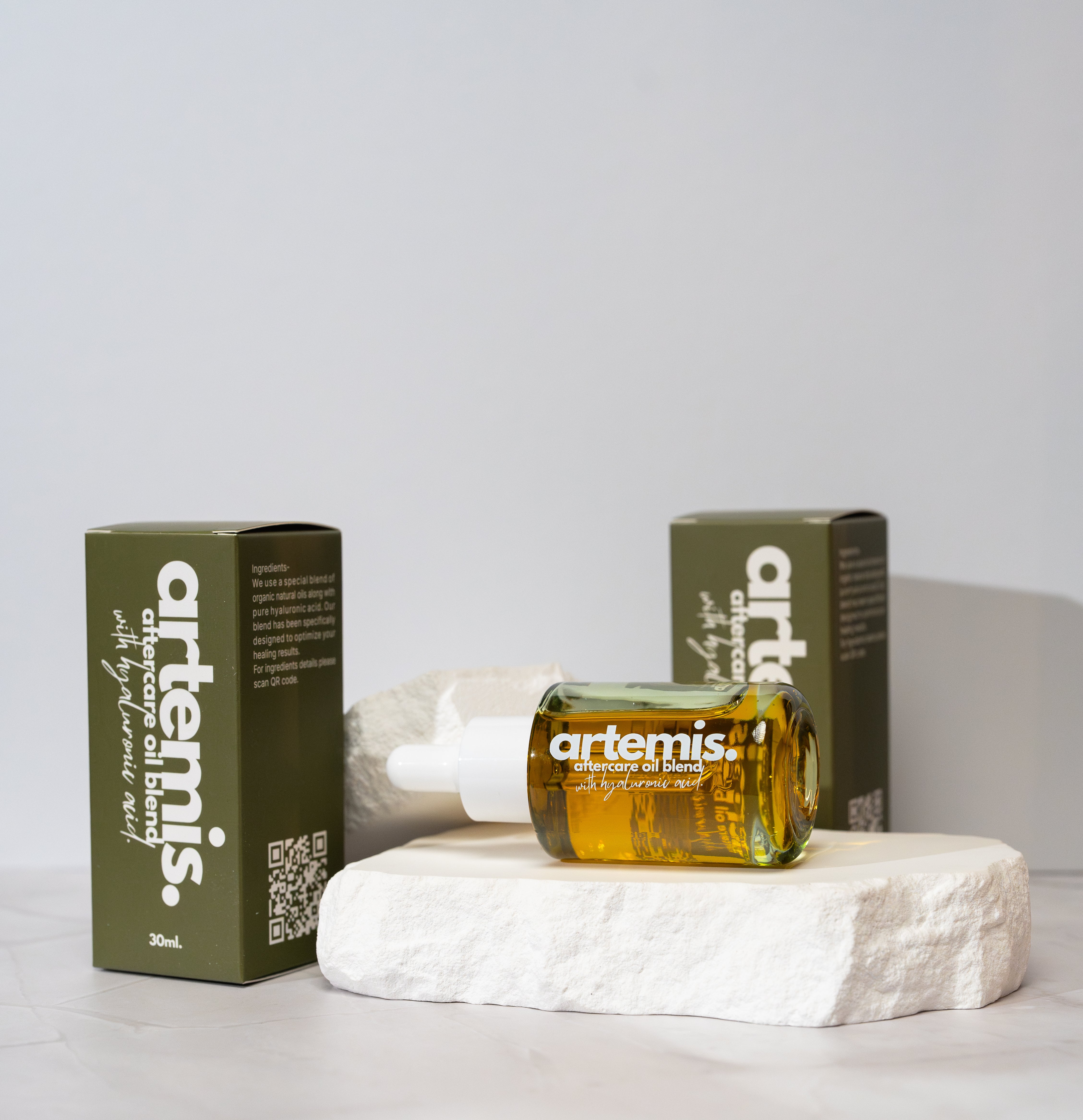 Three colorful smoothie kit pouches labeled JOVA against a yellow background.