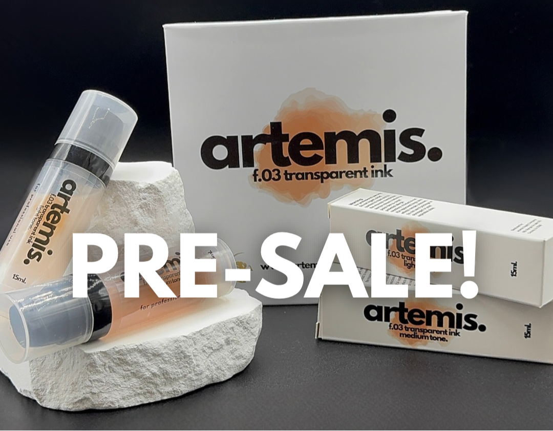 PRE-SALE f.03 transparent ink and more!