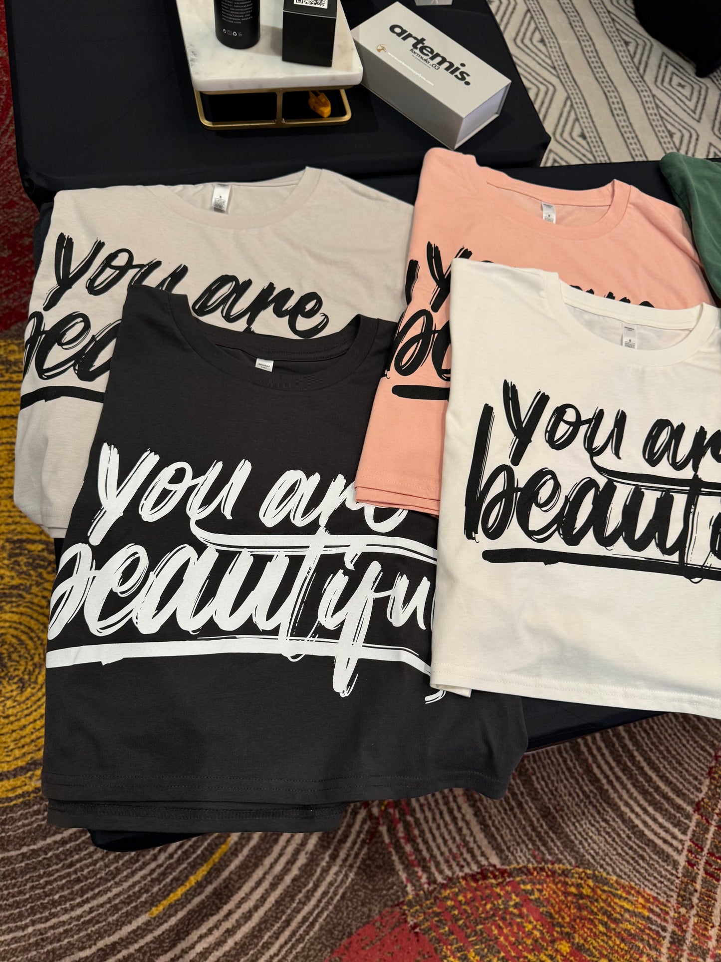 You Are Beautiful crop tees